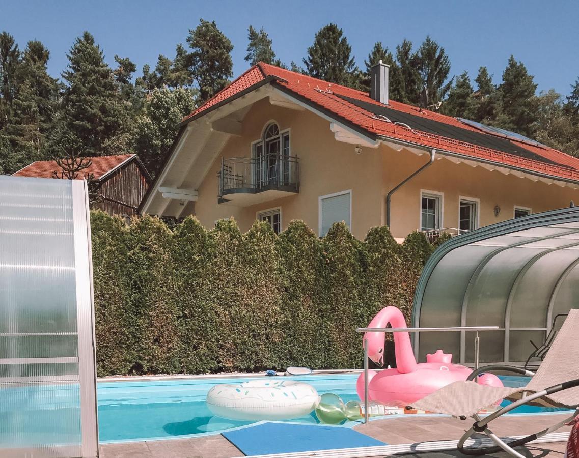 Ferienwohnung Panorama-Residenz, Mit Pool Kötzting Exterior foto